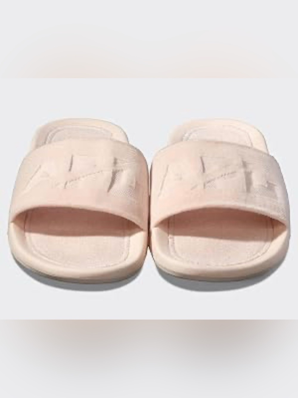APL TechLoom Velvet Slide Creme Blush Sandals Women’s Size 8